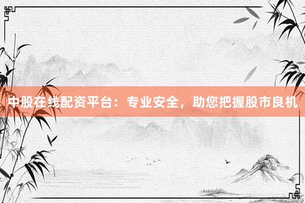 中股在线配资平台：专业安全，助您把握股市良机
