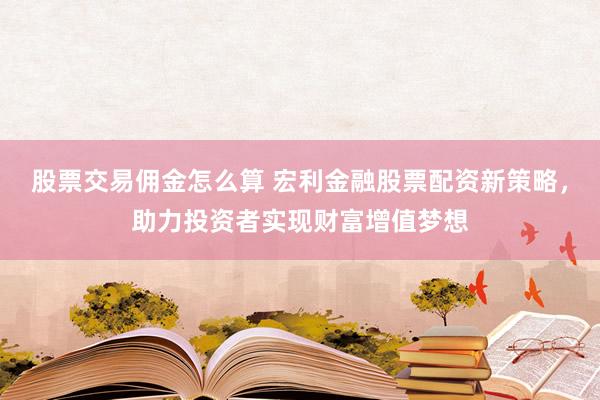 股票交易佣金怎么算 宏利金融股票配资新策略，助力投资者实现财富增值梦想