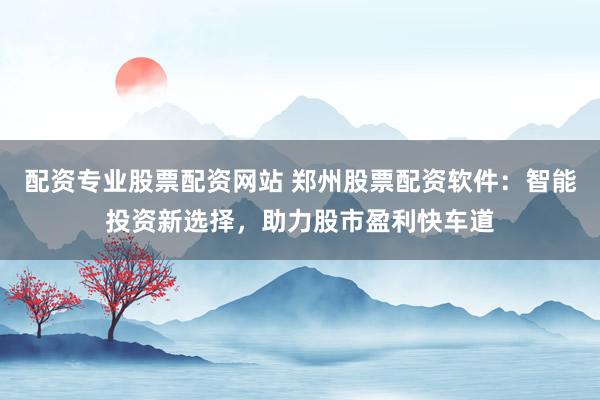 配资专业股票配资网站 郑州股票配资软件：智能投资新选择，助力股市盈利快车道