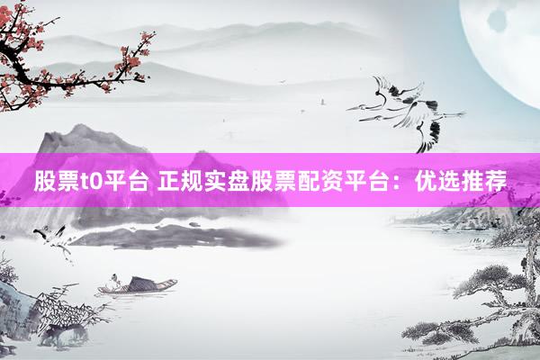 股票t0平台 正规实盘股票配资平台：优选推荐