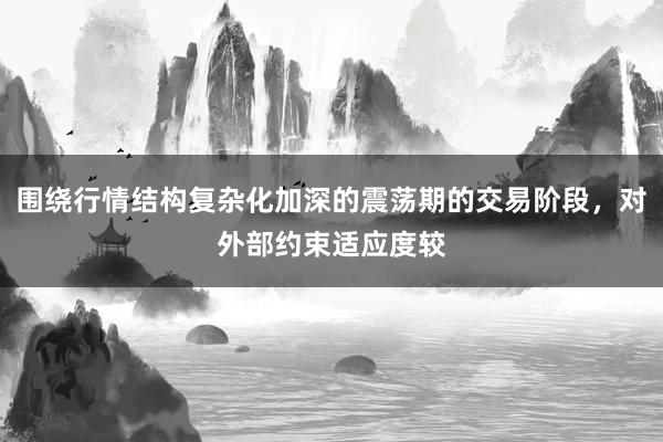 围绕行情结构复杂化加深的震荡期的交易阶段,对外部约束适应度较